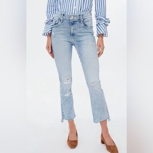 MOTHER Insider Crop Step Fray 24